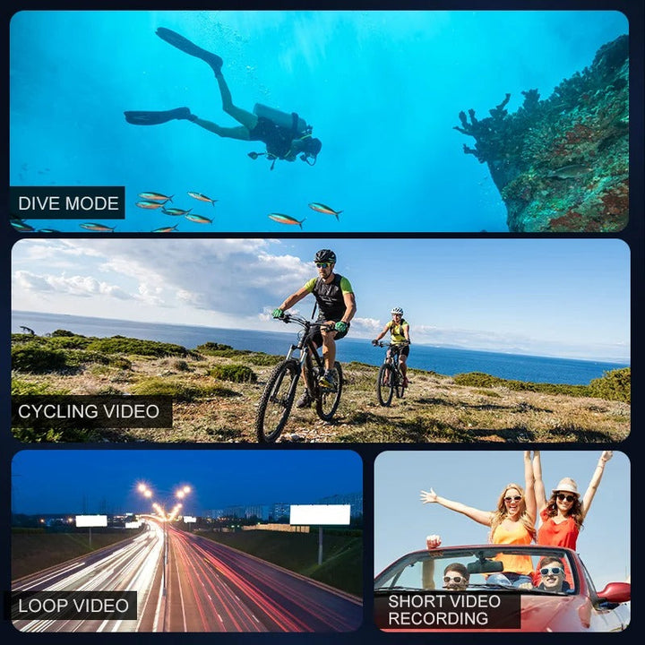 Waterproof Action Camera with WiFi
