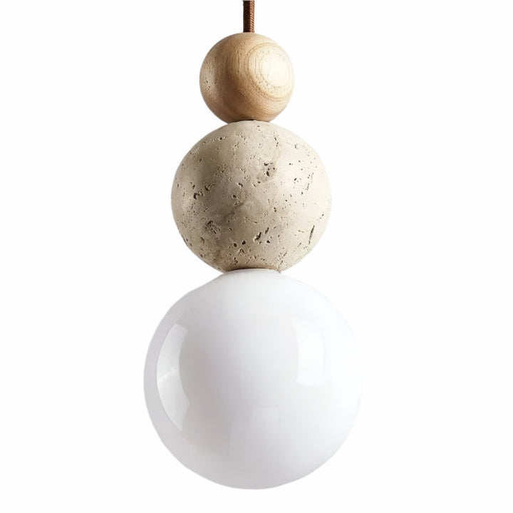 Pendant light Travertine – High-quality, warm living room lighting in a natural style | Kalsten