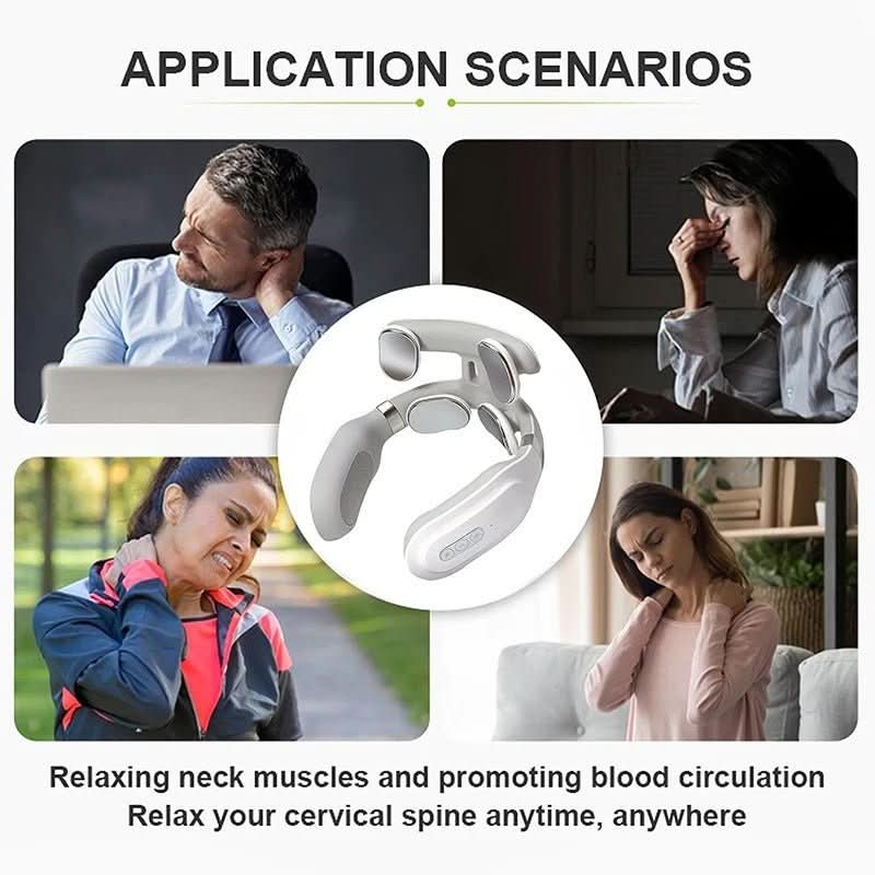 Kalsten | 4-in-1 neck massager with heat & vibration