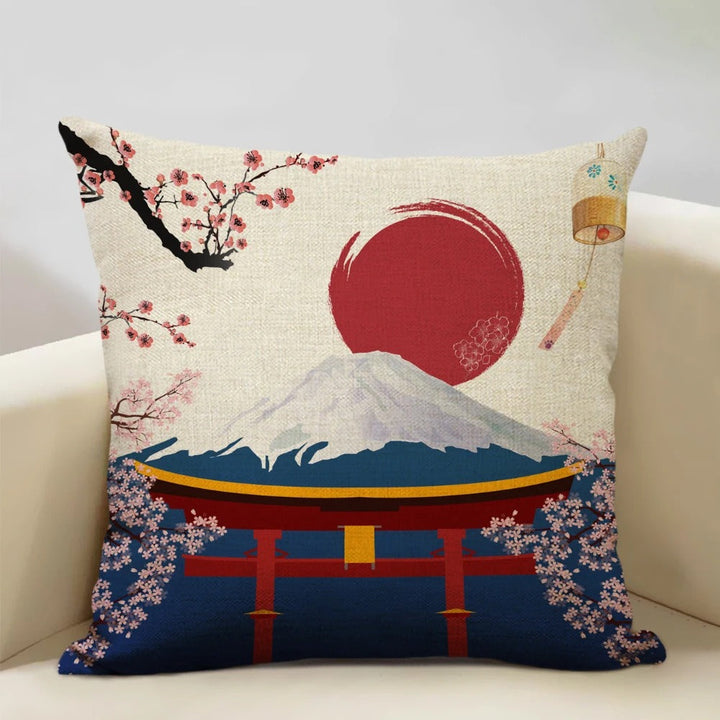 BeauRêve Cushion Cover with Mount Fuji - Japanese Style for Any Space Kalsten