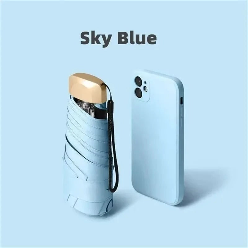 Solara Folding Mini Umbrella (UV & Wind Resistant)