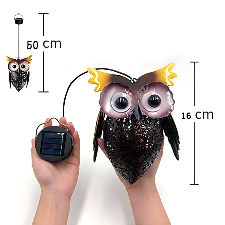 LumiOwl Light - Solar-powered Hanging Owl Light | Kalsten