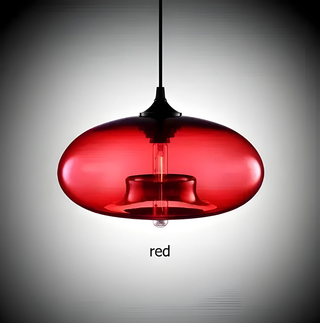 Colorful glass pendant light – Modern Nordic lighting for cozy spaces | Kalsten