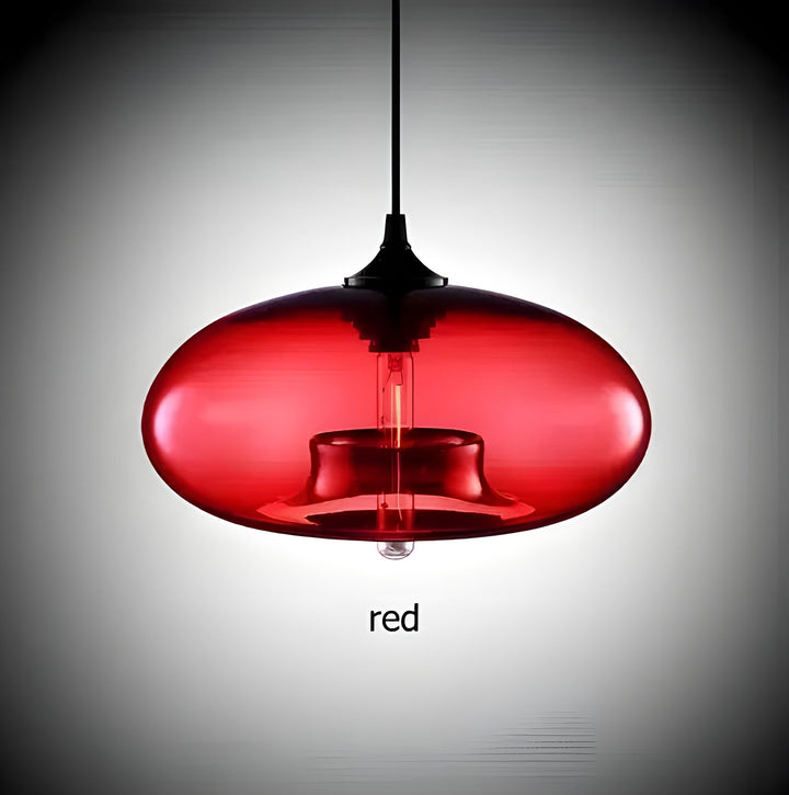 Colorful glass pendant light – Modern Nordic lighting for cozy spaces | Kalsten