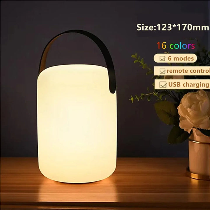 LuminaFusion Lamp – Portable Waterproof Cordless Table Lamp with Remote Control | Kalsten