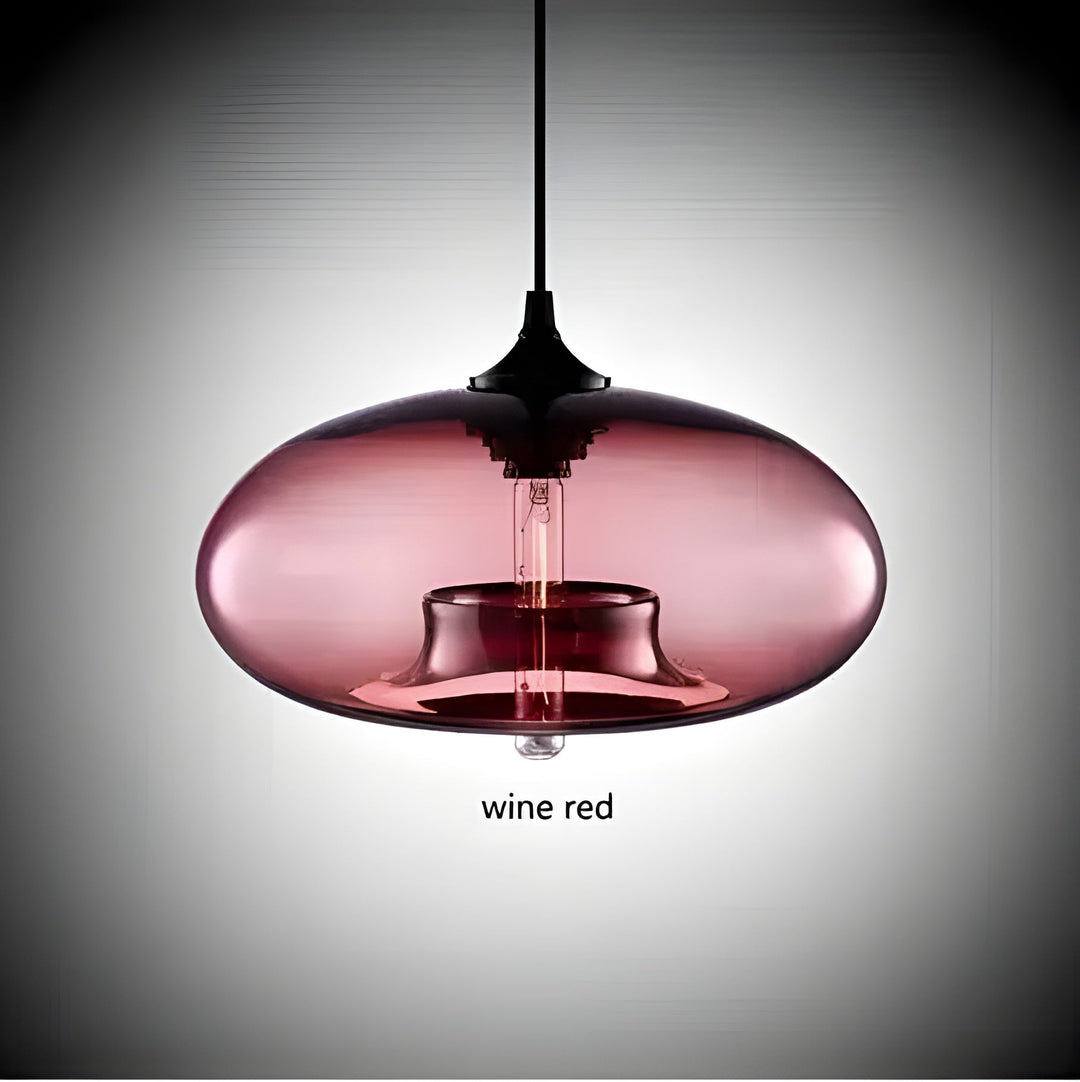 Colorful glass pendant light – Modern Nordic lighting for cozy spaces | Kalsten