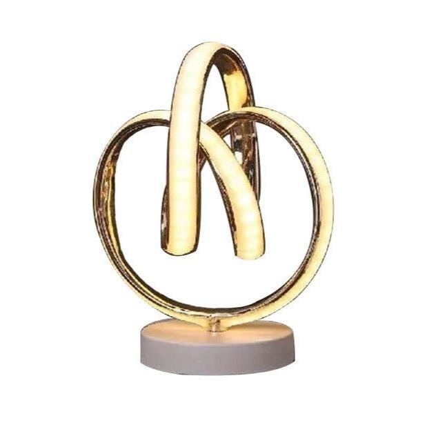 Luminare - Modern LED Table Lamp with Curved Design and USB Connection Kalsten