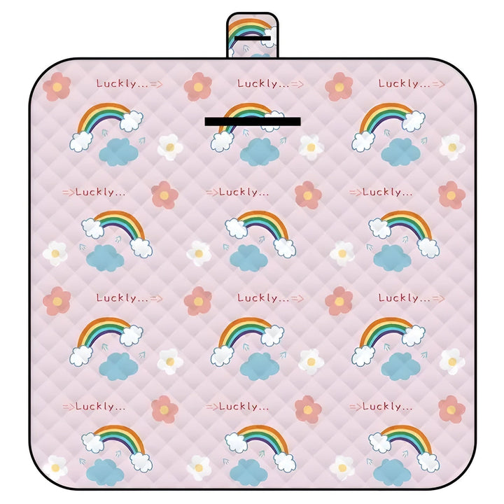 Kalsten | Foldable Baby Playmat Wanderlino | Padded & Water-Resistant | For Outdoor & Home | Incl. Carry Bag