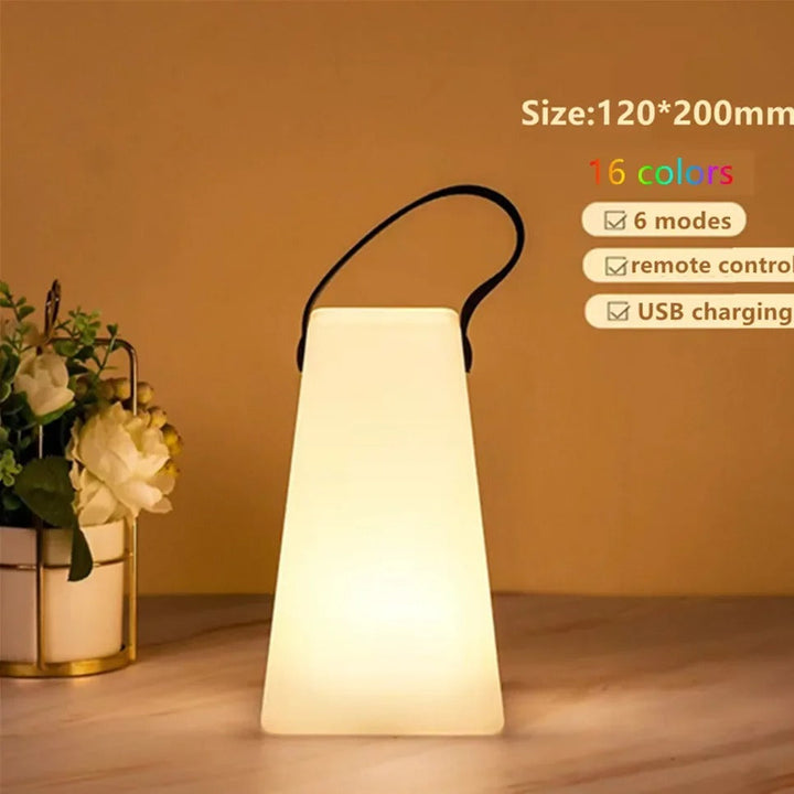 LuminaFusion Lamp – Portable Waterproof Cordless Table Lamp with Remote Control | Kalsten