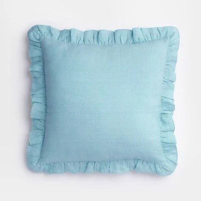 Elegant Linen Cushion Cover - with Ruffles for Ultimate Comfort Kalsten