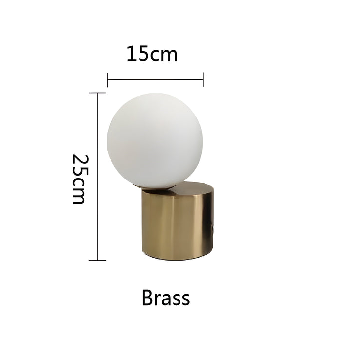 GlowSphere Light – Modern Glass Ball Table Lamp | Kalsten