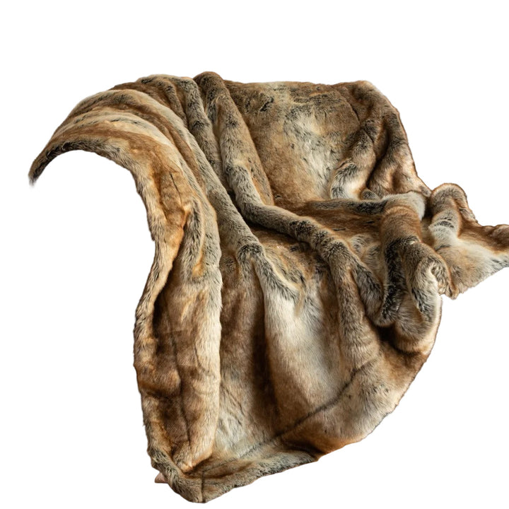 Kalsten | Soft and Plush Blanket Winter Pattern Comfort with Delicate Fur
