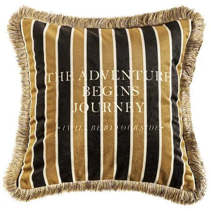 Luxury Gold Pillow Case with Bee Print for Elegant Interiors Kalsten