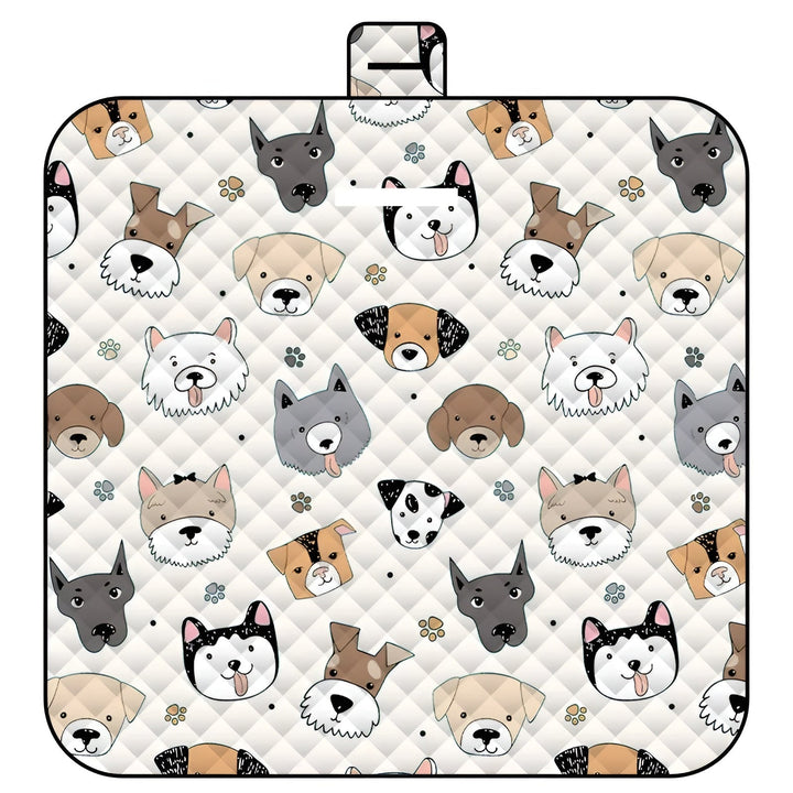 Kalsten | Foldable Baby Playmat Wanderlino | Padded & Water-Resistant | For Outdoor & Home | Incl. Carry Bag