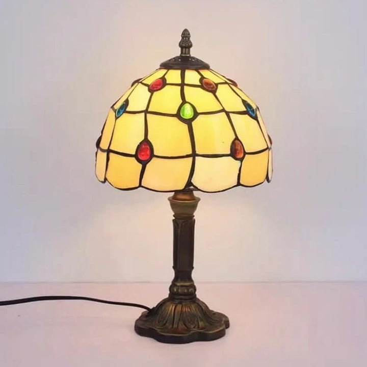 Kalsten | Retro Baroque Tiffany Glass LED Table Lamp E27