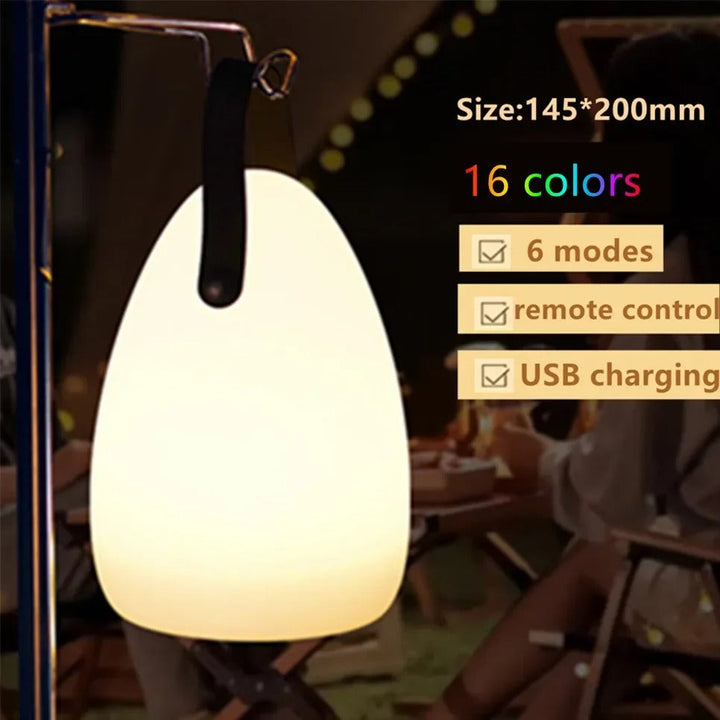 LuminaFusion Lamp – Portable Waterproof Cordless Table Lamp with Remote Control | Kalsten