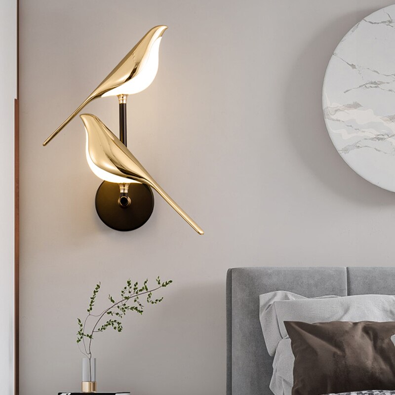 Decorative Bird LED Wall Lantern Kalsten
