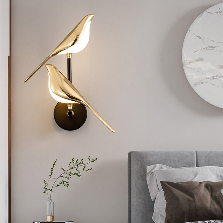Decorative Bird LED Wall Lantern Kalsten