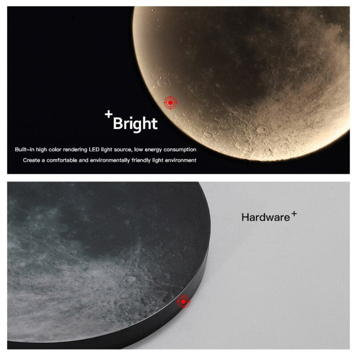 Kalsten | 3D LED Moon or Earth Ceiling or Wall Light