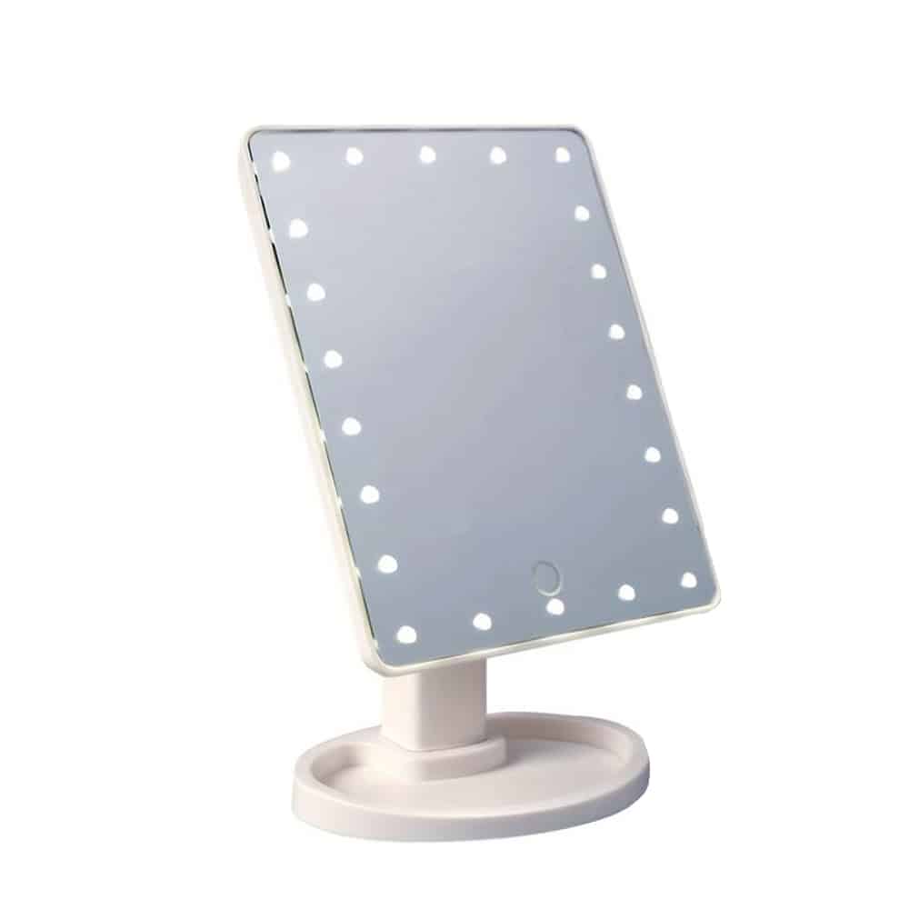 Makeup mirror with LED light and touch screen | Kalsten