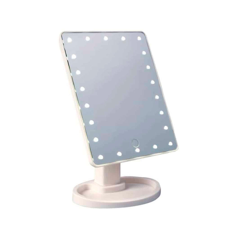 Makeup mirror with LED light and touch screen | Kalsten