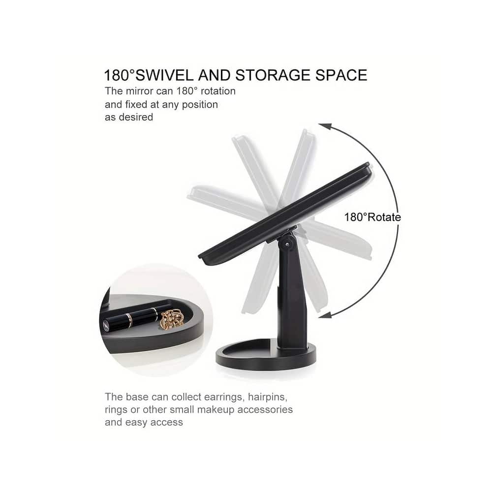 Makeup mirror with LED light and touch screen | Kalsten