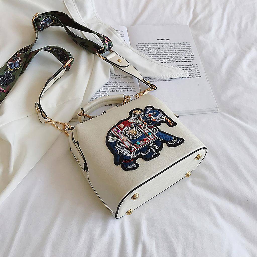 Embroidered Mandala Shoulder Bag – Lightweight Multi-Use Bohemian Design | Kalsten