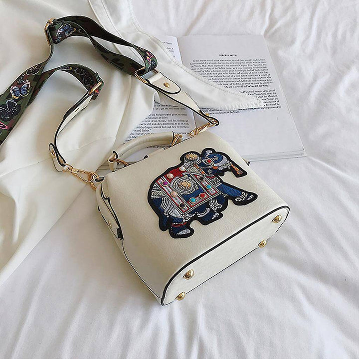 Embroidered Mandala Shoulder Bag – Lightweight Multi-Use Bohemian Design | Kalsten