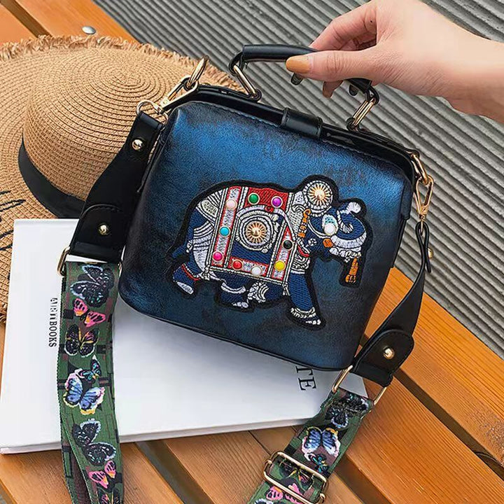 Embroidered Mandala Shoulder Bag – Lightweight Multi-Use Bohemian Design | Kalsten