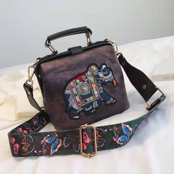 Embroidered Mandala Shoulder Bag – Lightweight Multi-Use Bohemian Design | Kalsten