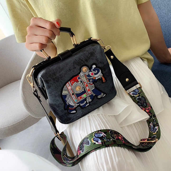 Embroidered Mandala Shoulder Bag – Lightweight Multi-Use Bohemian Design | Kalsten