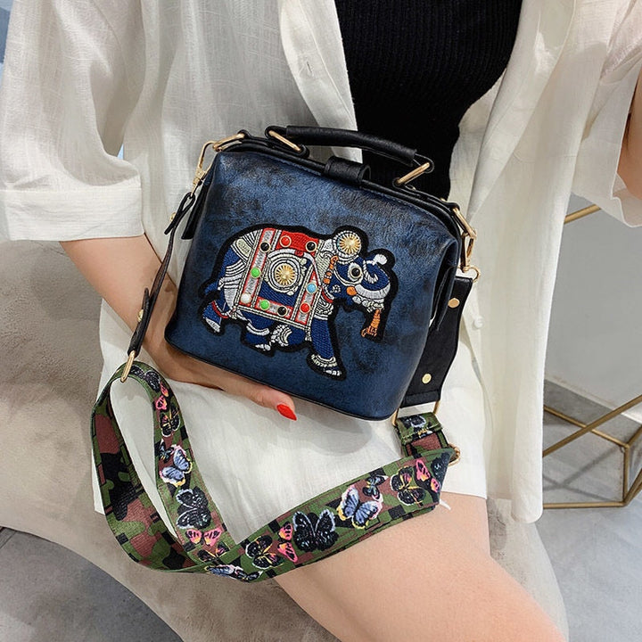 Embroidered Mandala Shoulder Bag – Lightweight Multi-Use Bohemian Design | Kalsten