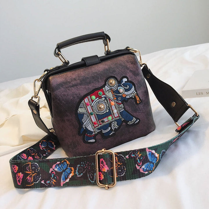 Embroidered Mandala Shoulder Bag – Lightweight Multi-Use Bohemian Design | Kalsten
