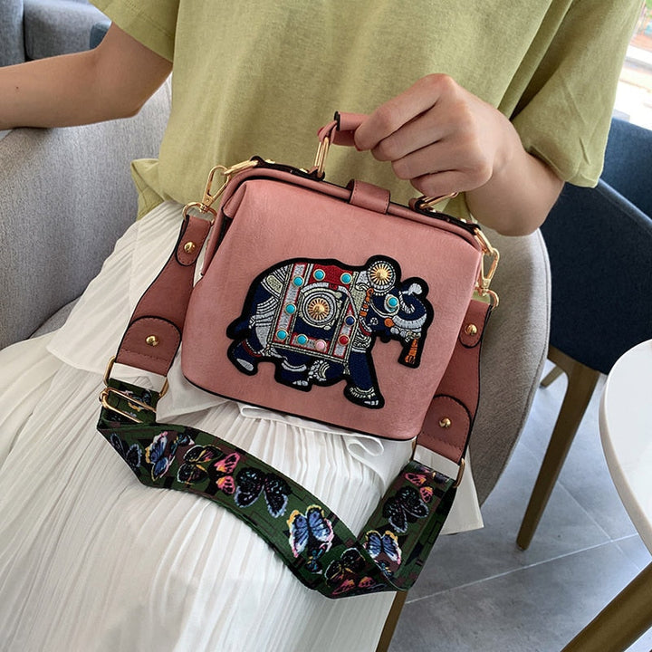 Embroidered Mandala Shoulder Bag – Lightweight Multi-Use Bohemian Design | Kalsten