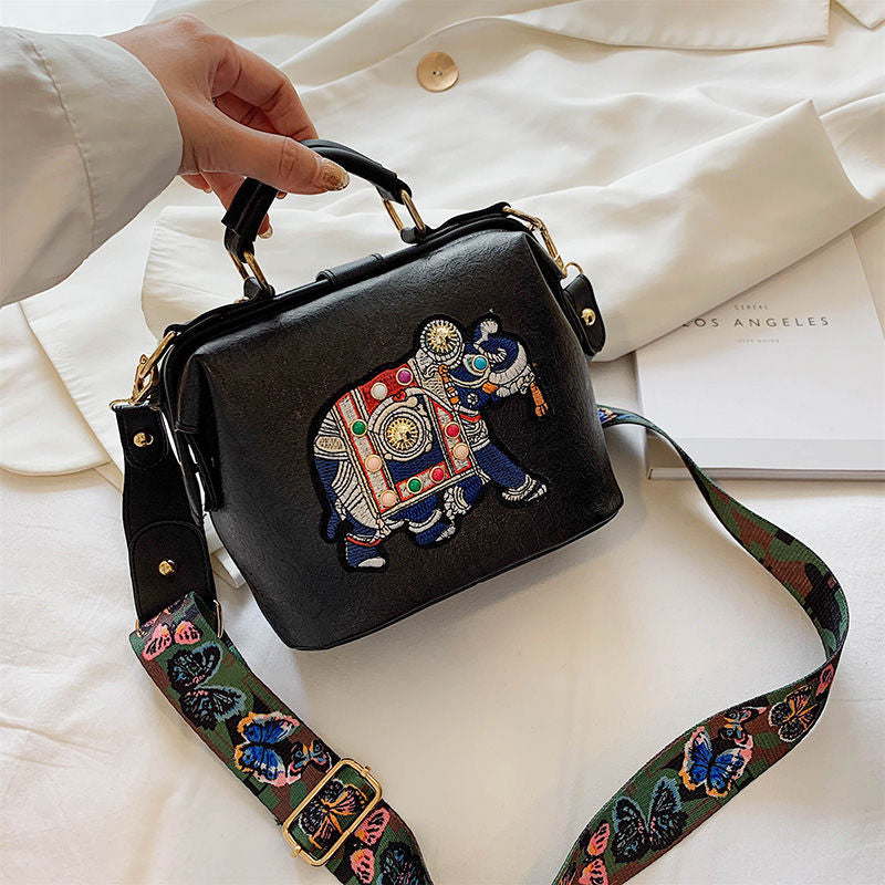 Embroidered Mandala Shoulder Bag – Lightweight Multi-Use Bohemian Design | Kalsten