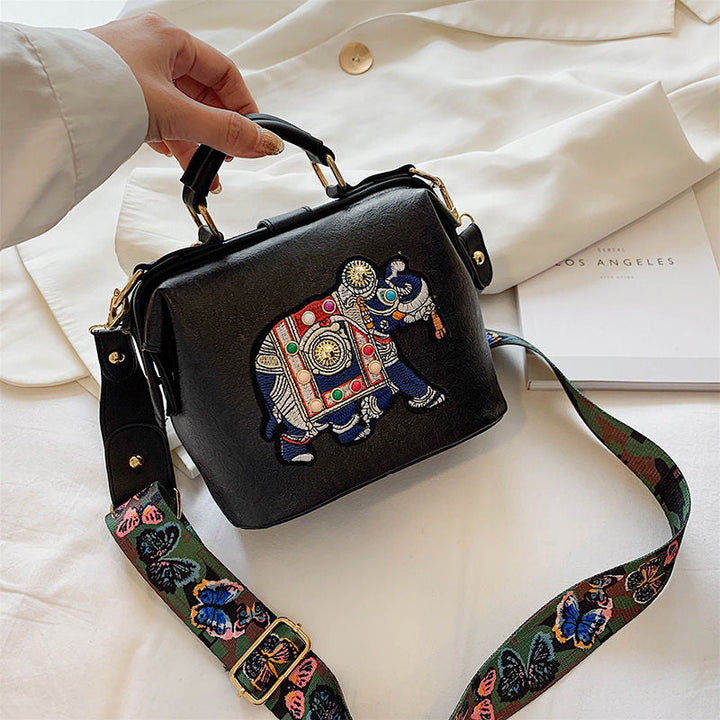Embroidered Mandala Shoulder Bag – Lightweight Multi-Use Bohemian Design | Kalsten
