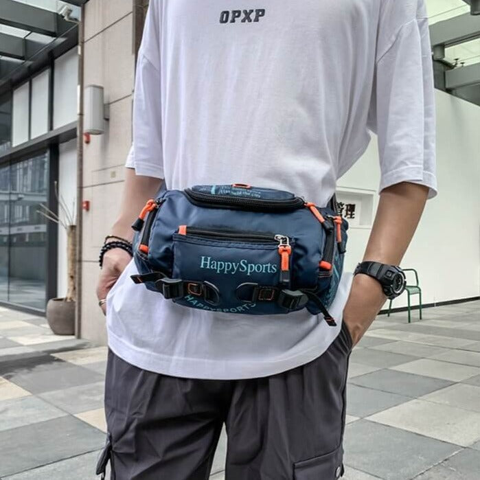 Water-Resistant Men’s Waist and Sling Bag – Multi-Way Travel & Outdoor Pack | Kalsten