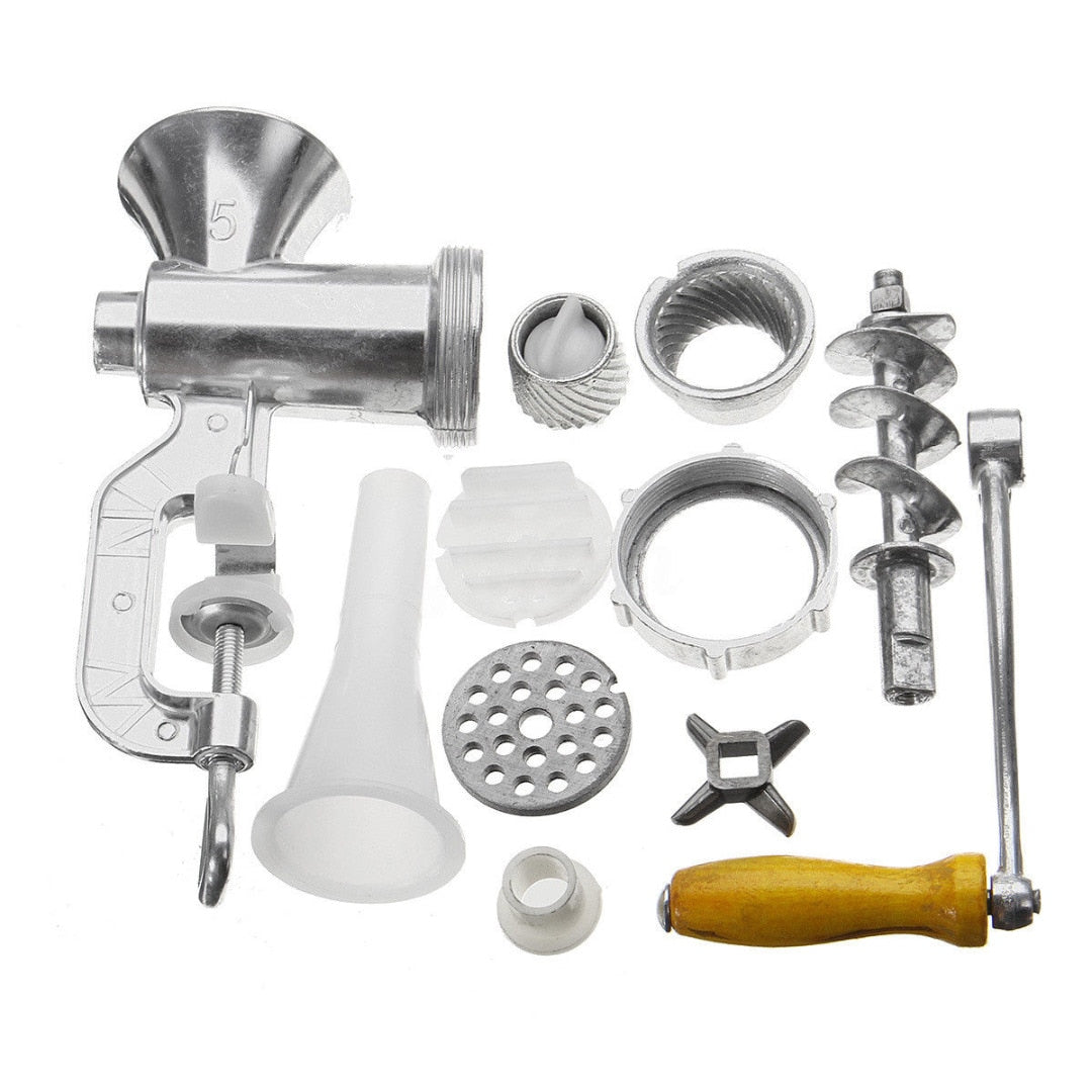 Manual Aluminum Alloy Meat Grinder Sausage Maker Grinder | Skanto