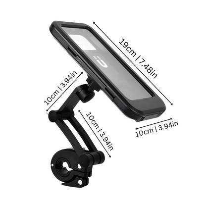 BowLift | SafeRide Waterproof Phone Holder – 360° Rotatable for Bike and Rain Weather