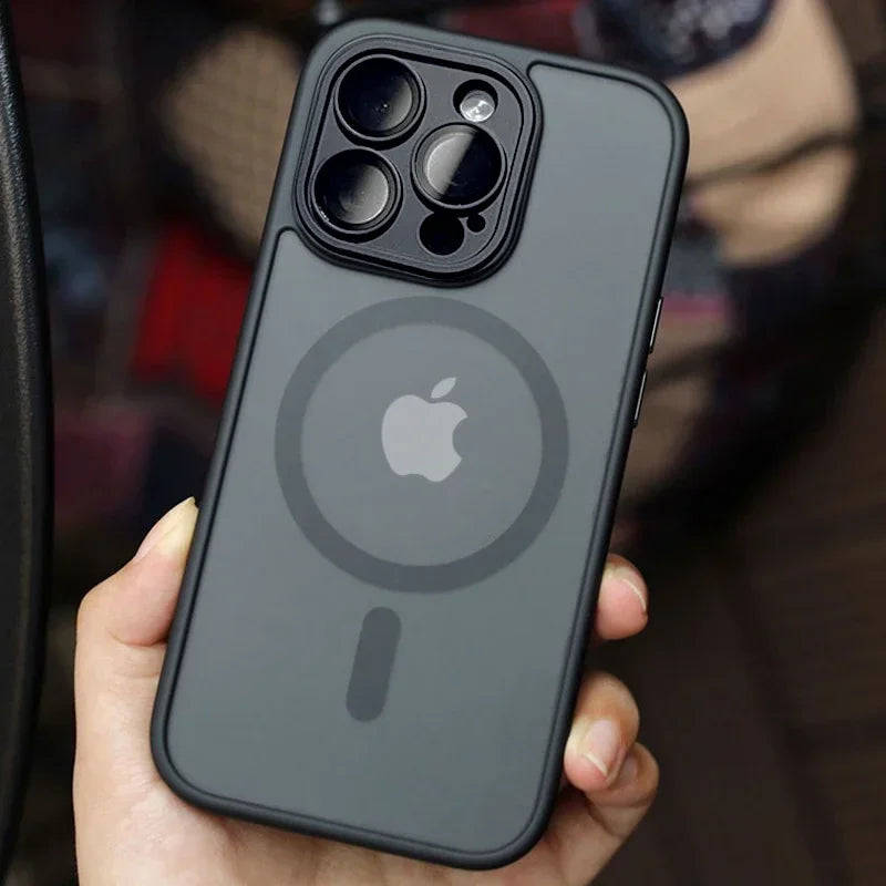 Kalsten | Matte Armour Magnetic Case with Shock Protection & Magsafe Support – 1+1 FREE
