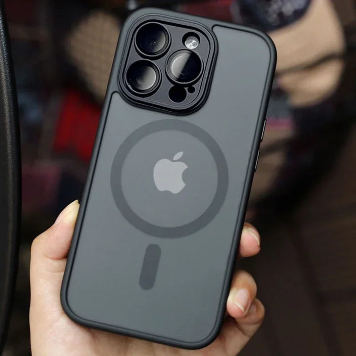 Kalsten | Matte Armour Magnetic Case with Shock Protection & Magsafe Support – 1+1 FREE