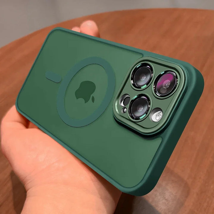 Kalsten | Matte Armour Magnetic Case with Shock Protection & Magsafe Support – 1+1 FREE
