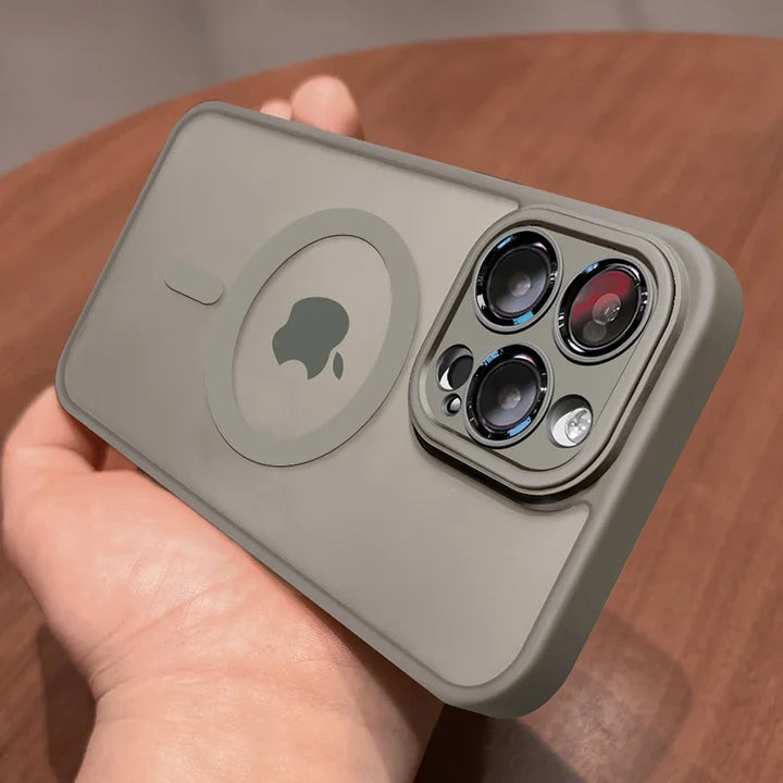 Kalsten | Matte Armour Magnetic Case with Shock Protection & Magsafe Support – 1+1 FREE