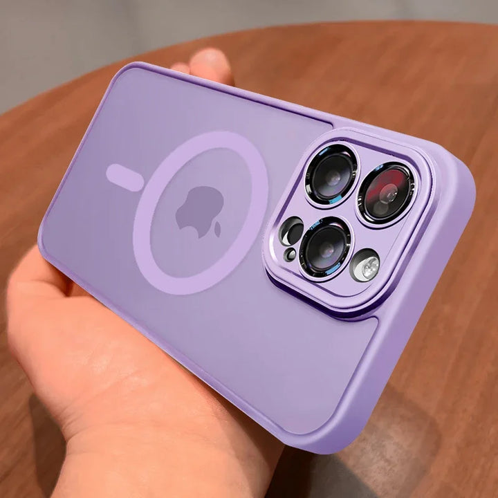 Kalsten | Matte Armour Magnetic Case with Shock Protection & Magsafe Support – 1+1 FREE