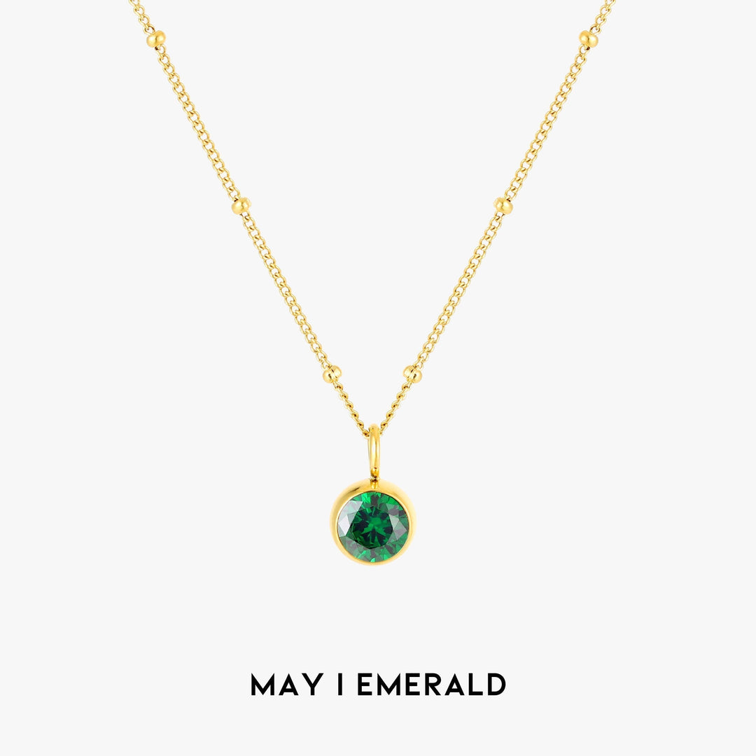Birthstone Pendant Necklace