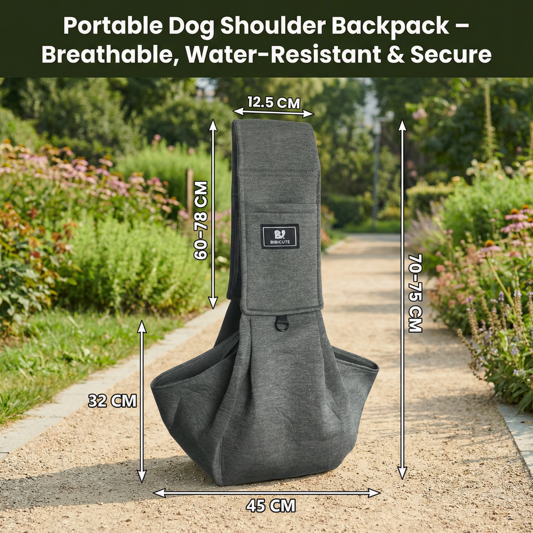 Portable Dog Shoulder Backpack – Breathable, Water-Resistant & Secure Kalsten