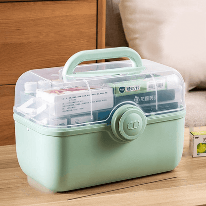 Skanto | MediSmart Pill Organiser – Compact Weekly Medicine Storage Box for Home and Travel