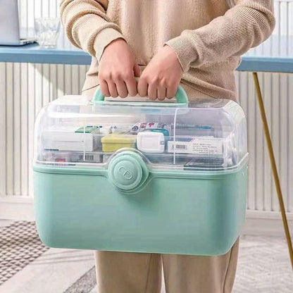 Skanto | MediSmart Pill Organiser – Compact Weekly Medicine Storage Box for Home and Travel