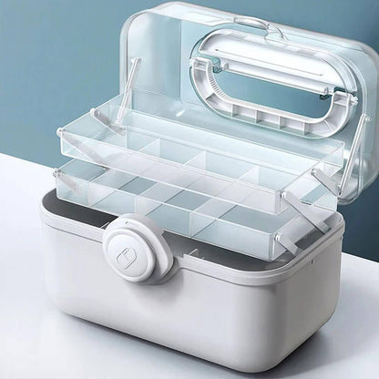 Skanto | MediSmart Pill Organiser – Compact Weekly Medicine Storage Box for Home and Travel