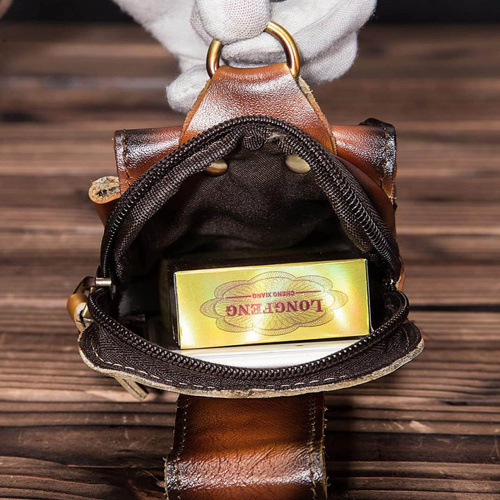 Kalsten | Elegant Leather Hip Pouch for Men